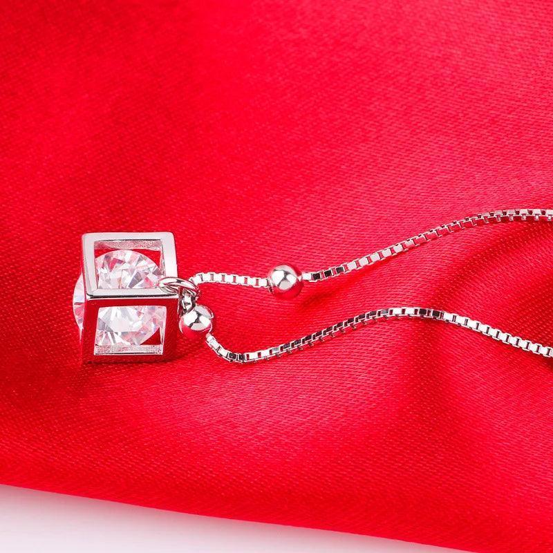 Tornozeleira de Prata Esterlina 925 com Cristal de Zircônia - Heraki Joias