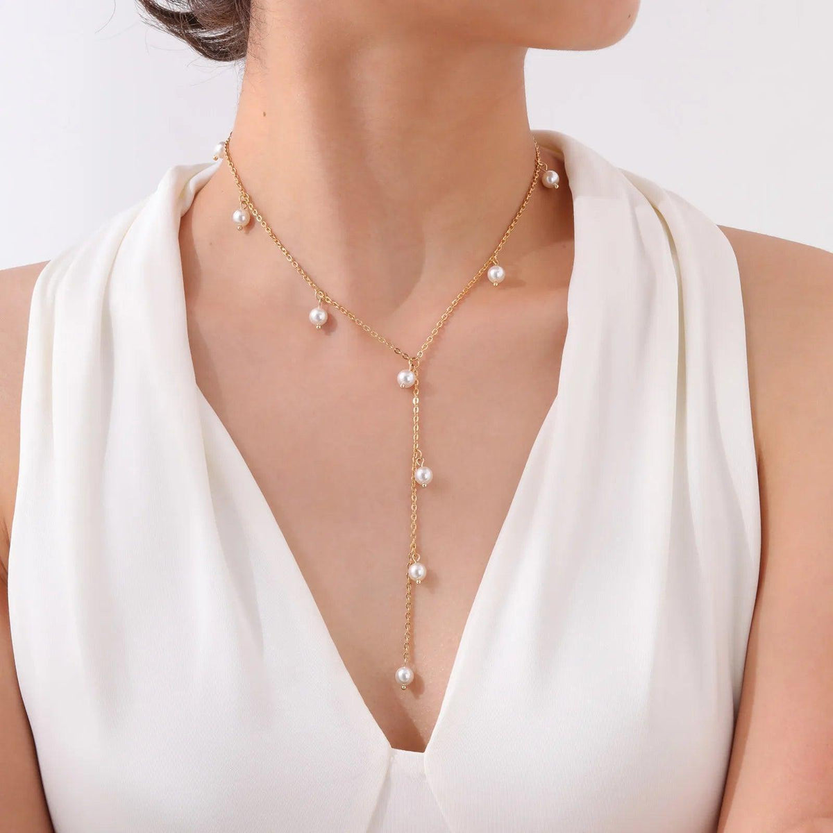 Colar Feminino Gargantilha Borla Pérola - Heraki Joias