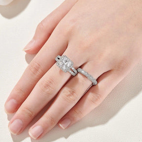 Anel de Noivado Vintage em Prata 925 com Zircão 4ct - Heraki Joias