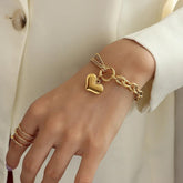 Pulseira de Coração Feminino - Heraki Joias