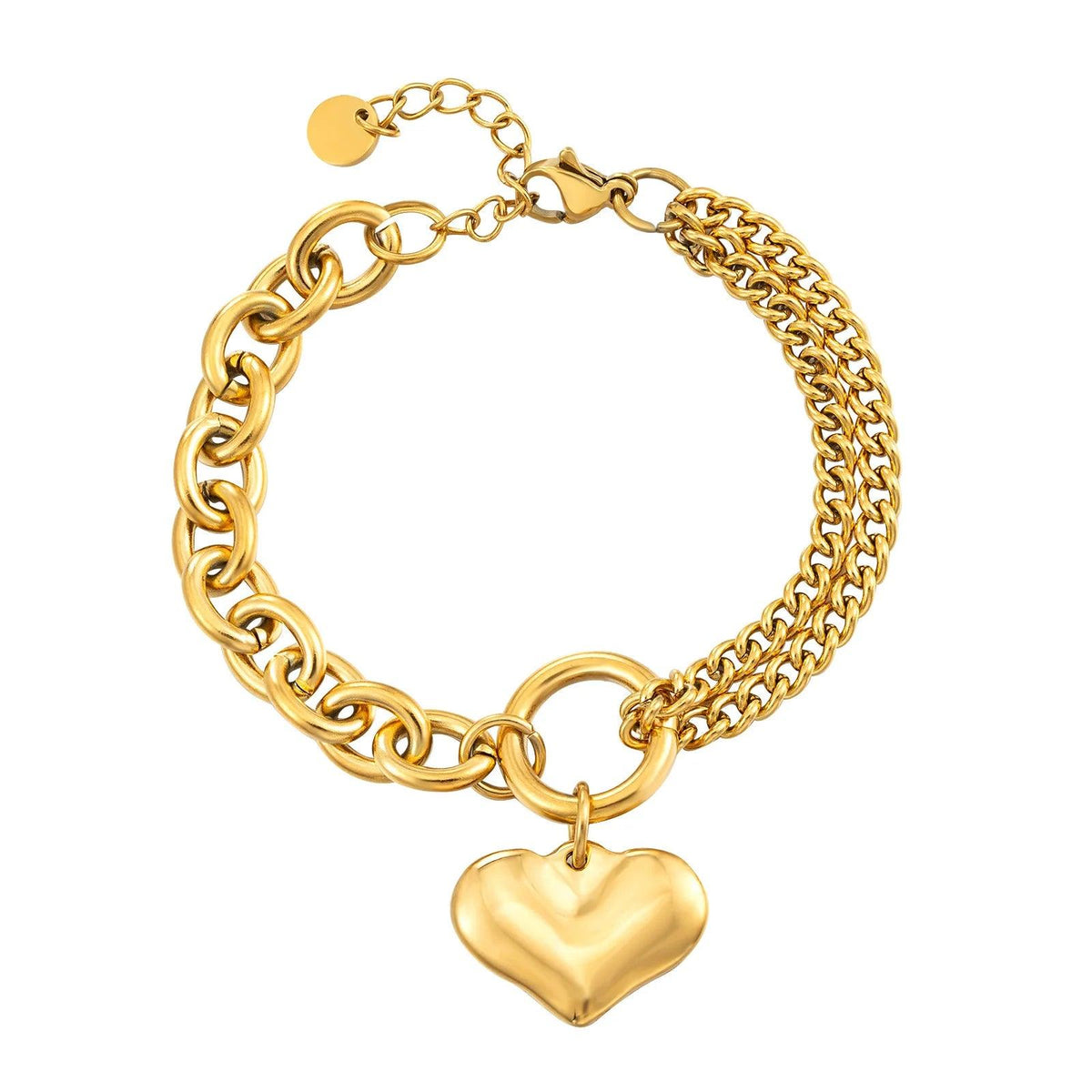 Pulseira de Coração Feminino - Heraki Joias